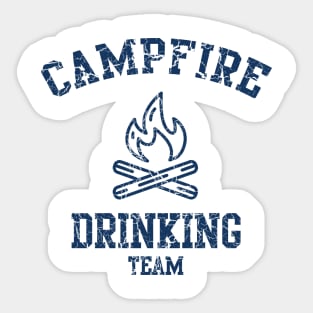 Campfire Drinking Team Sticker